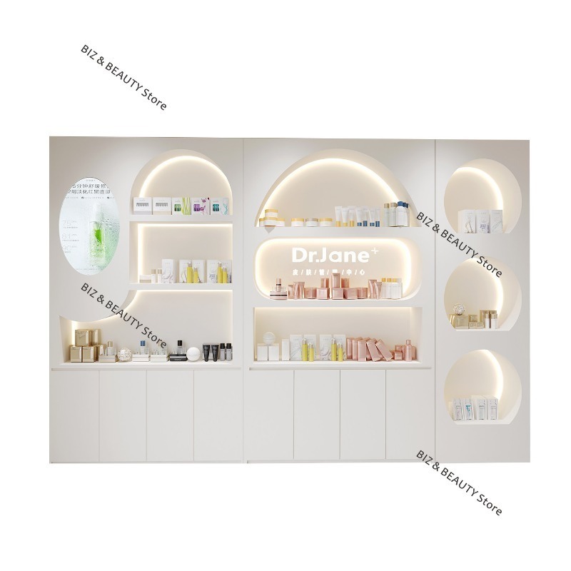 高級化粧品陳列棚 - エレガントなスキンケア＆メイクアップオ - Luxury Skincare Display のレビューと価格