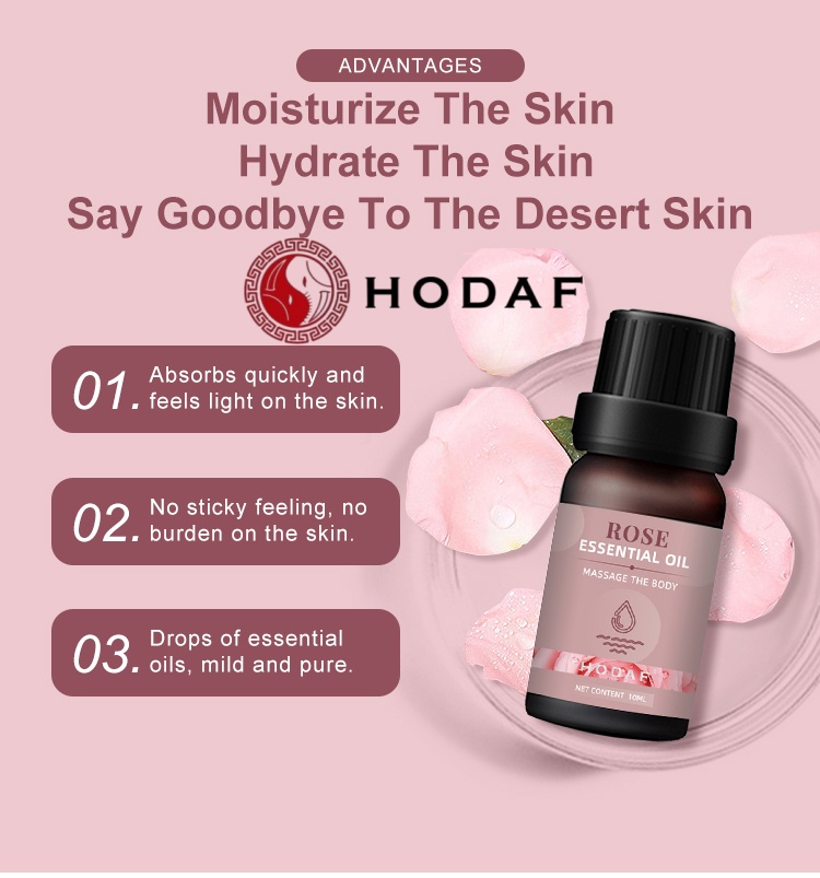 HODAF ローズエッセンシャルオイル—ボディマッサージオイ - Luxury Skincare Shop のレビューと価格
