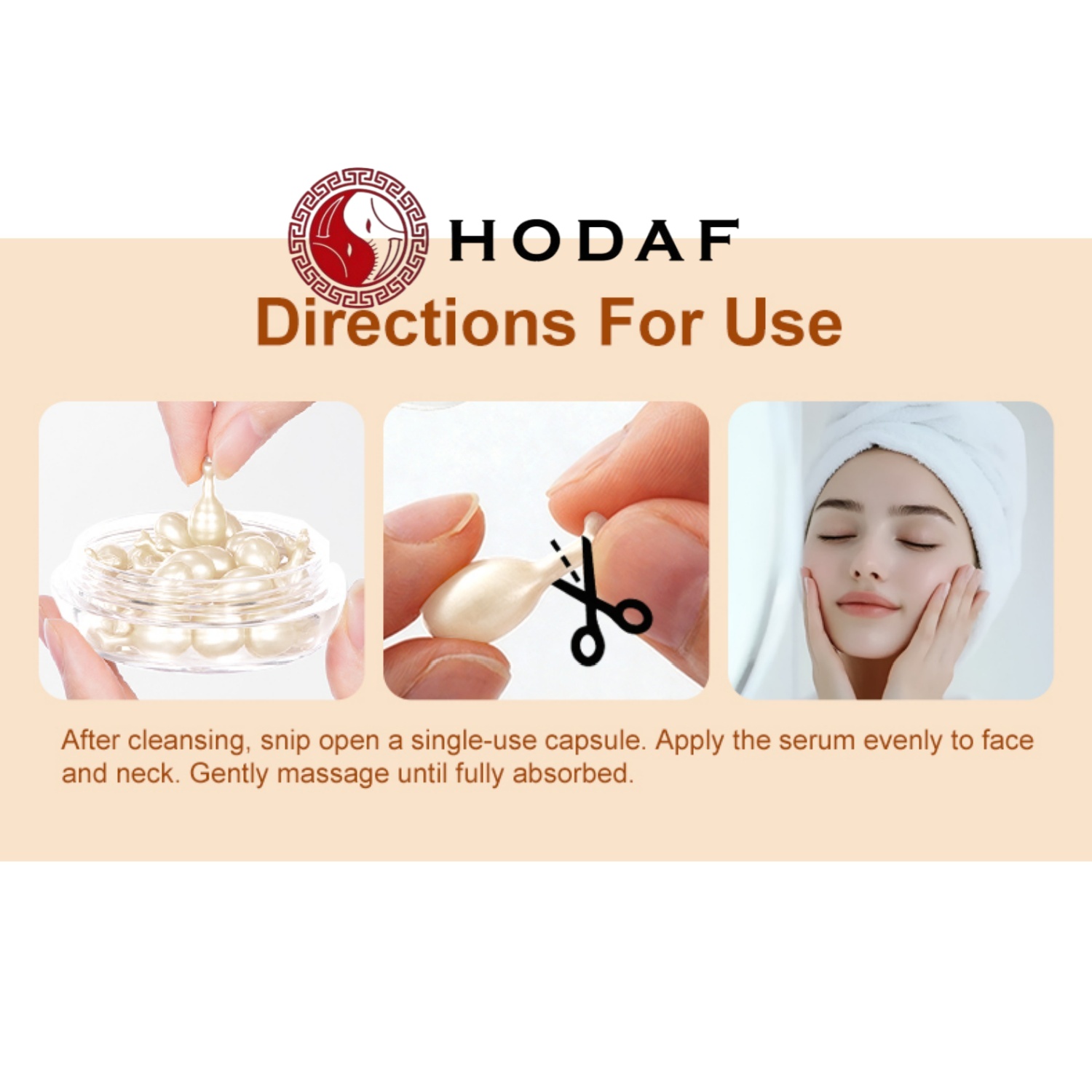 HODAF 30カプセル コラーゲンアイケアセラム：シミ、ニ - Luxury Skincare Shop のレビューと価格