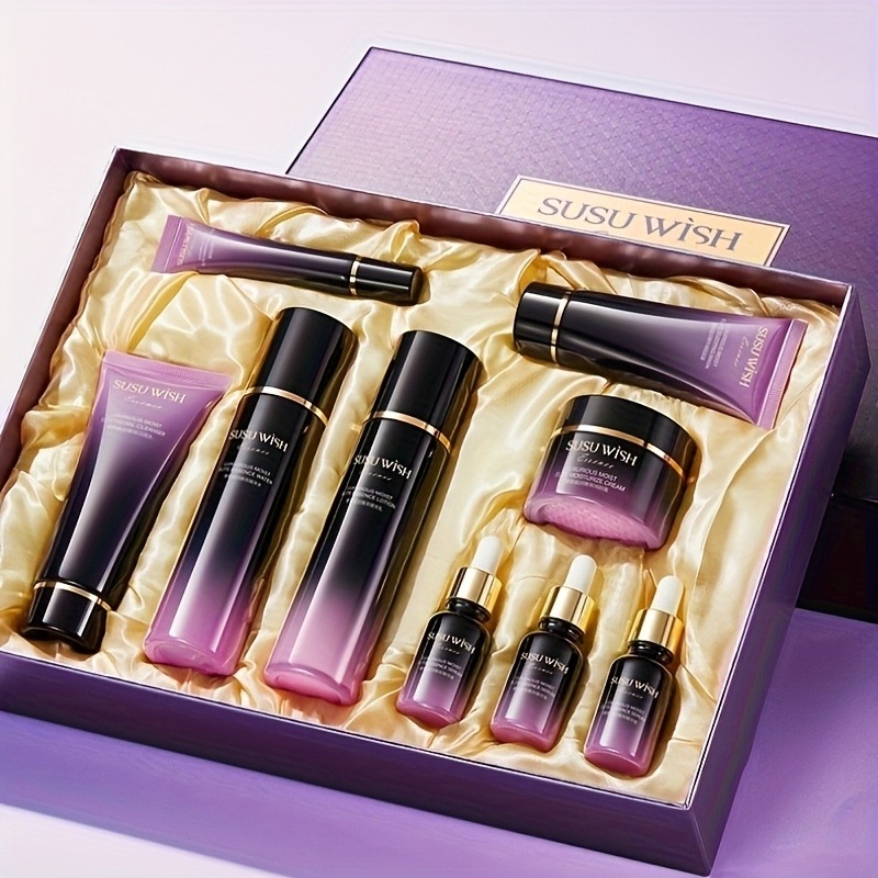 贅沢で上品な9点保湿エッセンスセット、クレンジングミルク、エ - Luxury Skincare Serum のレビューと価格