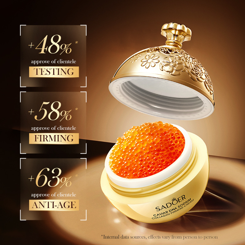 高級キャビアエッセンスアンチエイジングクリームしわ除去コラー - Luxury Skincare Essence のレビューと価格