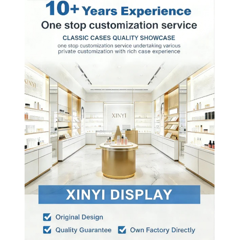 カスタム高級ステンレススチール製スキンケア収納庫ディスプレイ - Luxury Skincare Display のレビューと価格